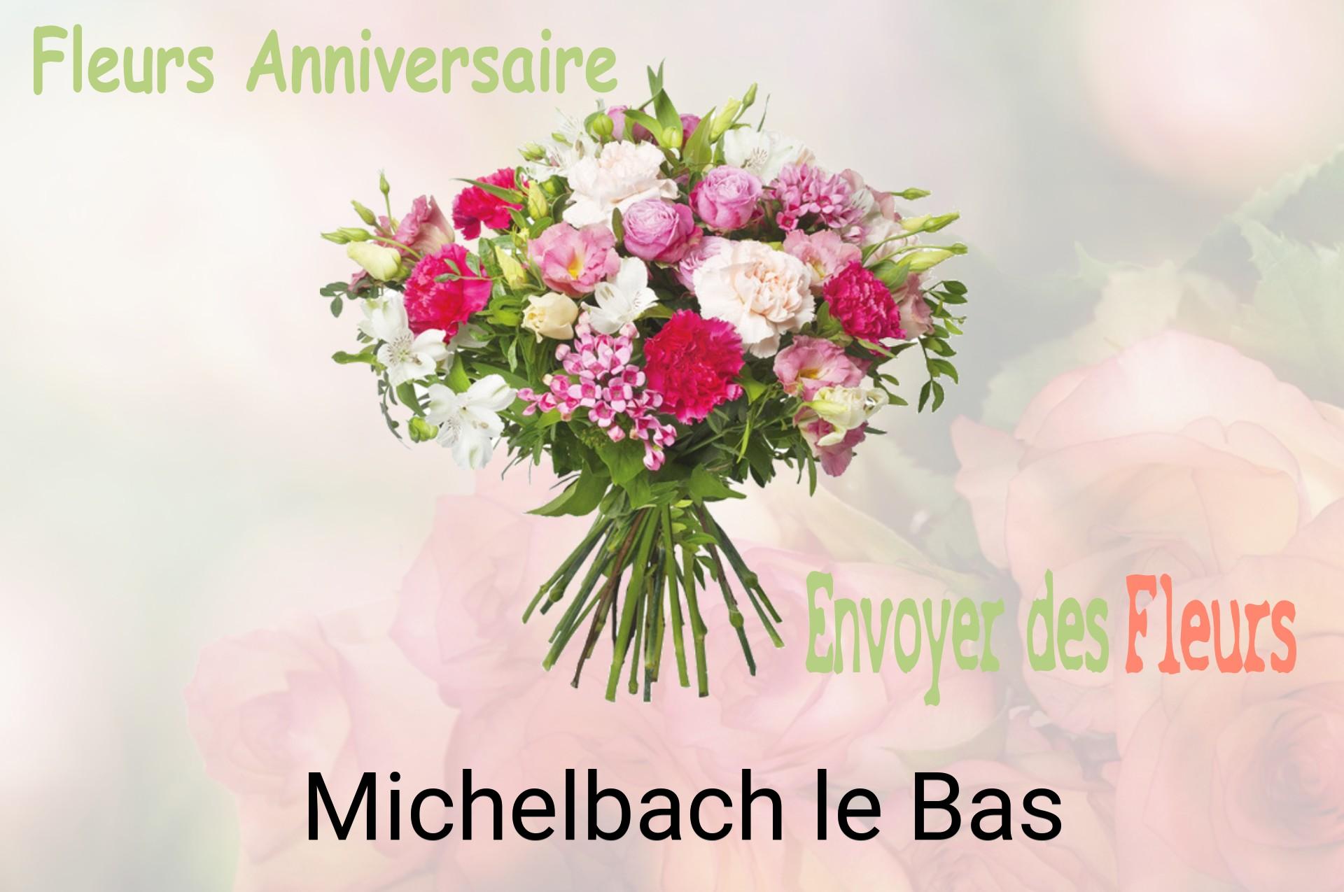 Bouquet de fleurs d’anniversaire livré à Michelbach-le-Bas