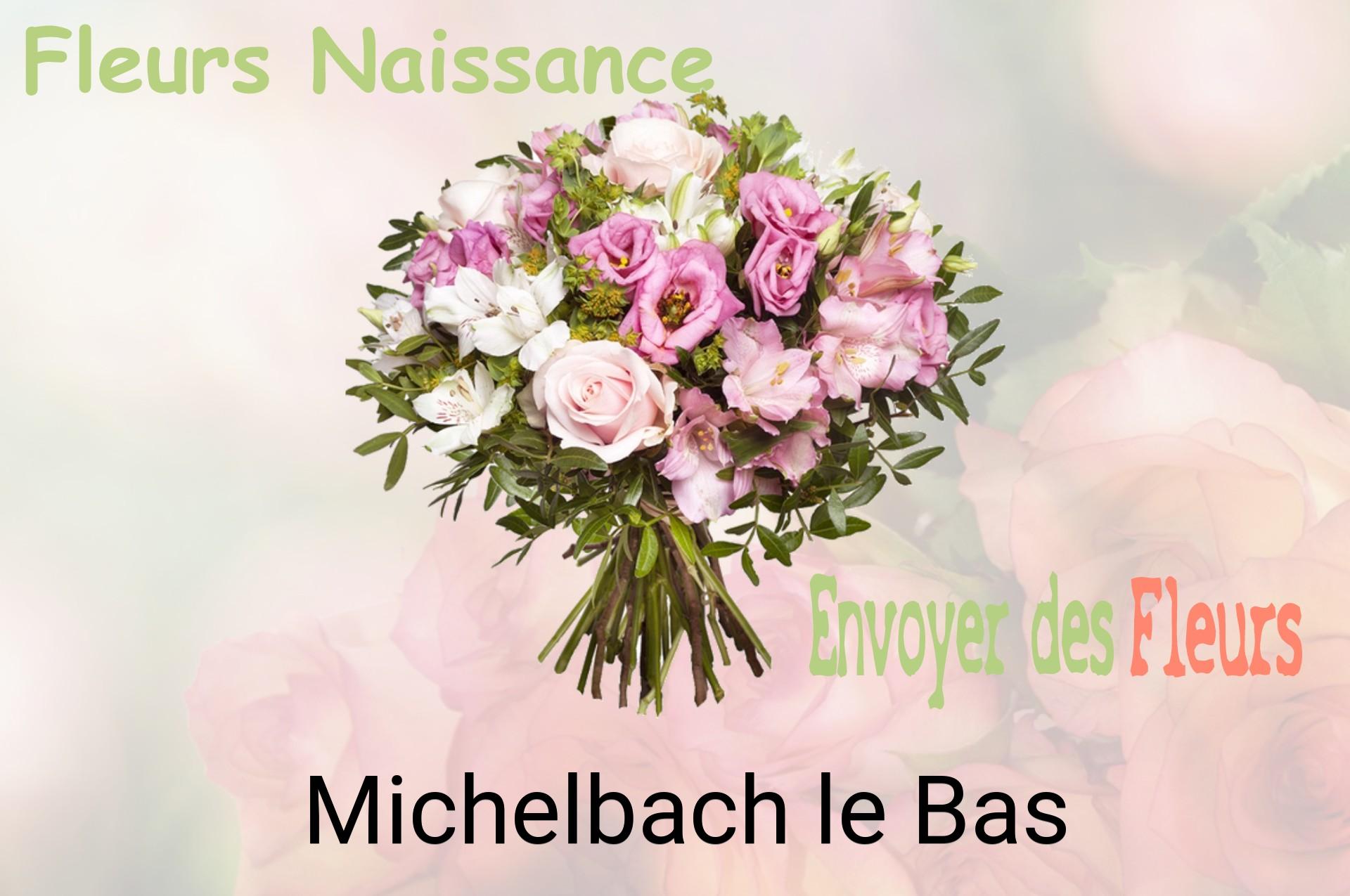 Bouquet de fleurs de naissance livré à Michelbach-le-Bas