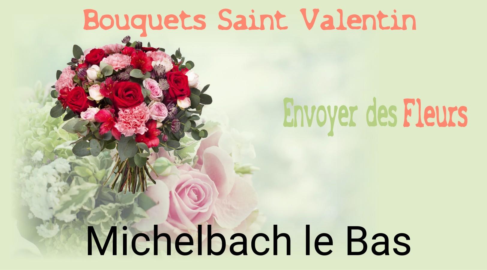 Roses de Saint-Valentin livrées à Michelbach-le-Bas